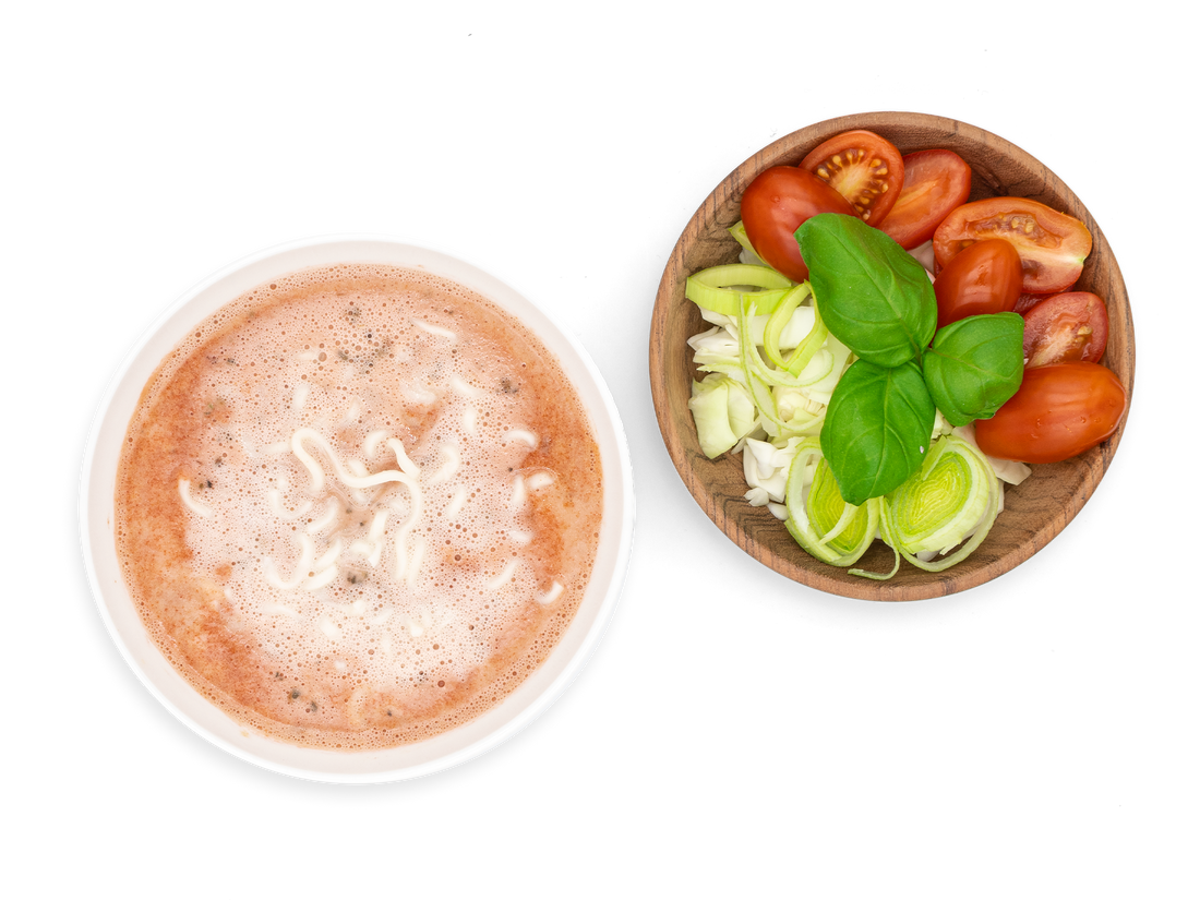 Diet Tomato Soup - med nudlar och grönsaker