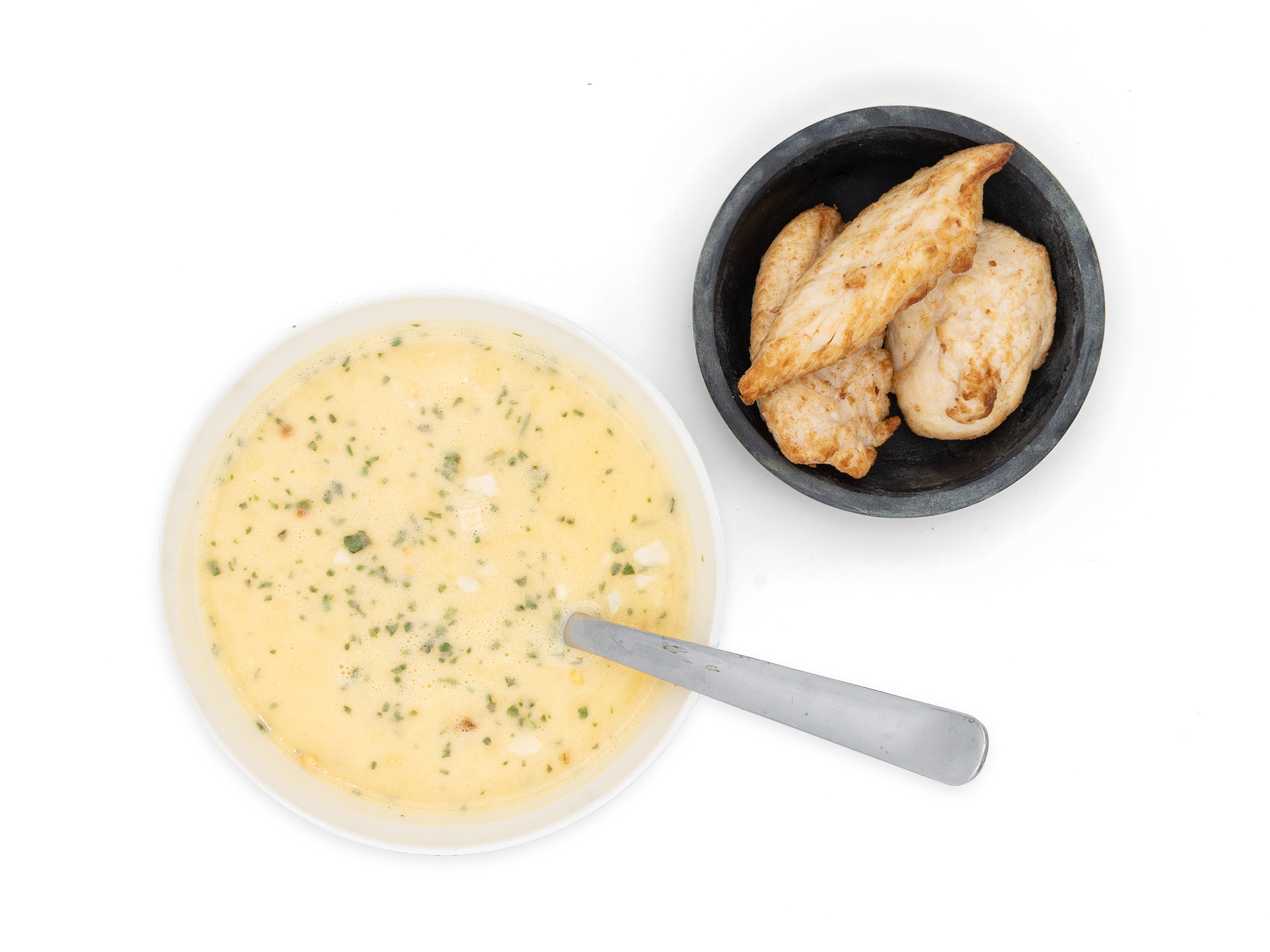 Diet Spicy Thai Chicken Soup - med extra kyckling och kokosmjölk