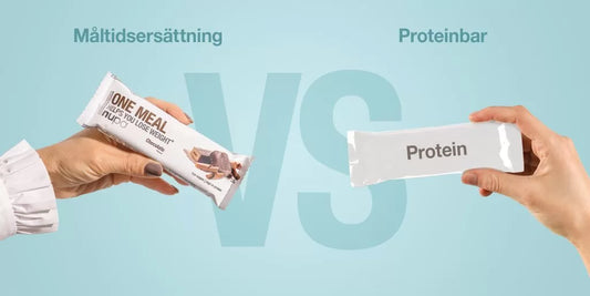 Proteinbars vs. måltidsersättningar: Vad är bäst?