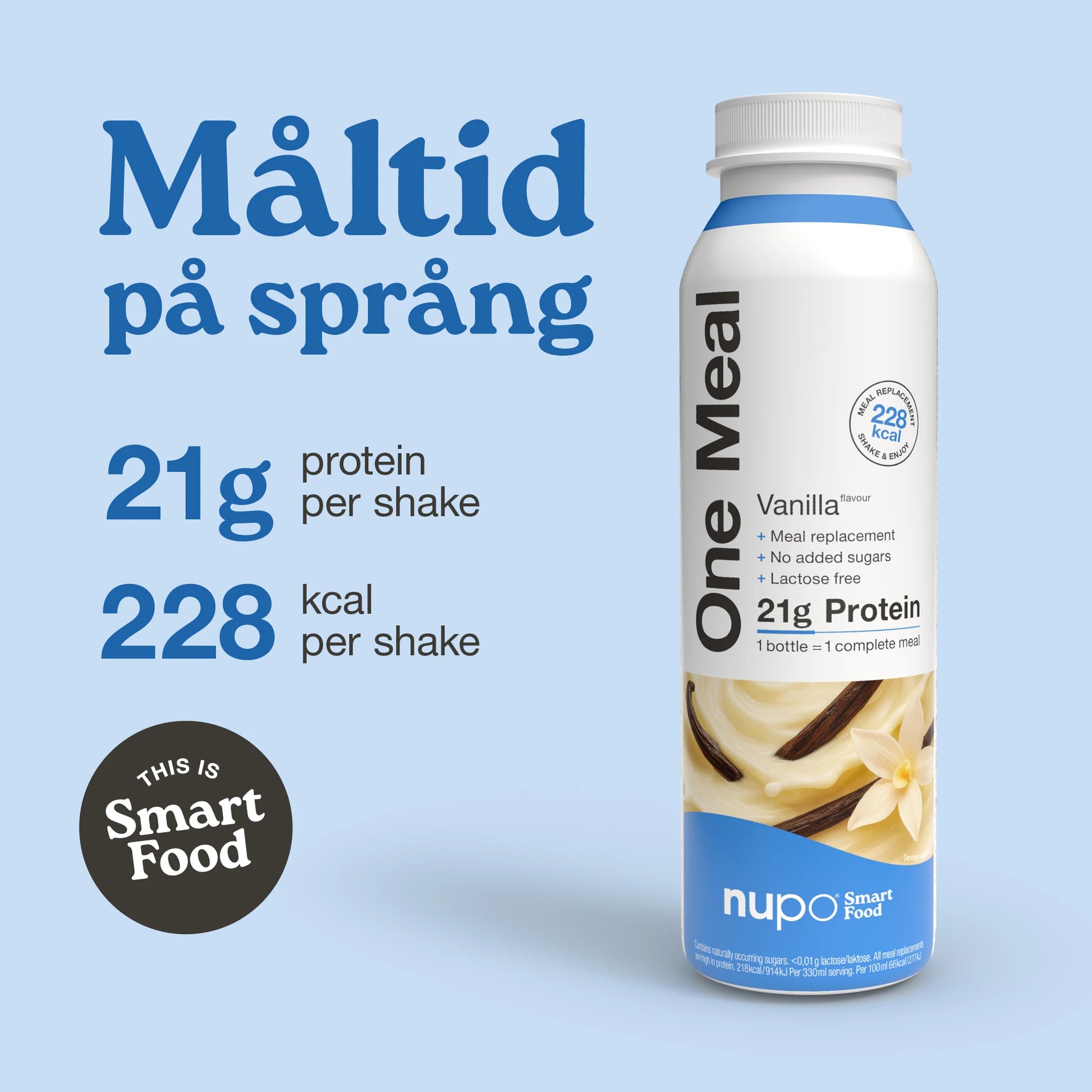 Nupo One Meal RTD Vanilla förpackning framsida